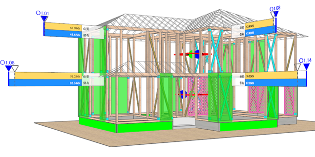 ホームズ君「耐震診断Pro」機能　耐震３Ⅾビューア